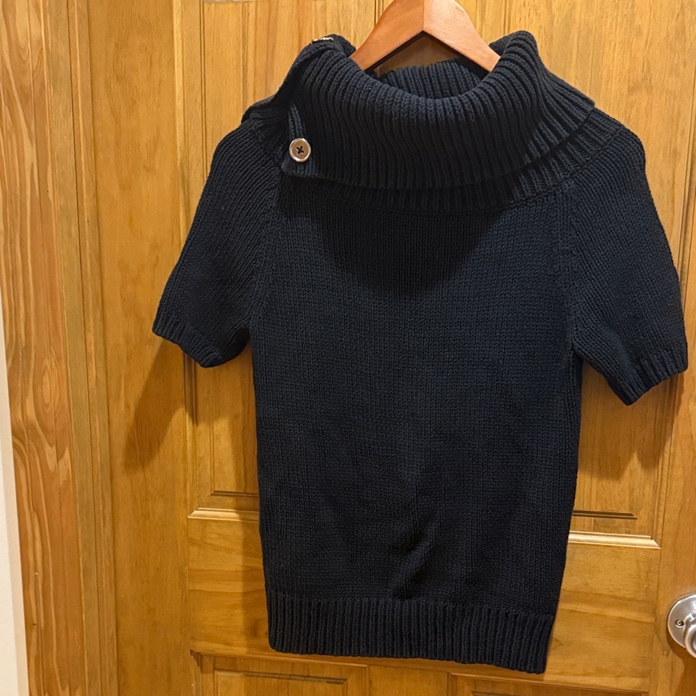 Banana Republic Black Cowl Neck Sweater